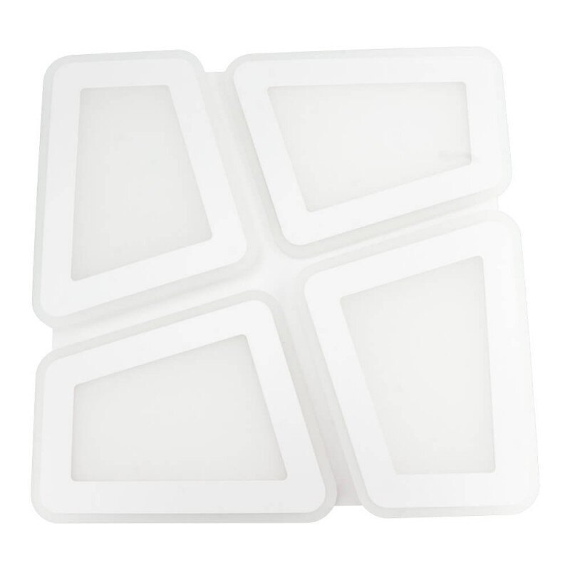 LED Ceiling Light, 128W, White/Grey, CCT Light, Remote Control 4