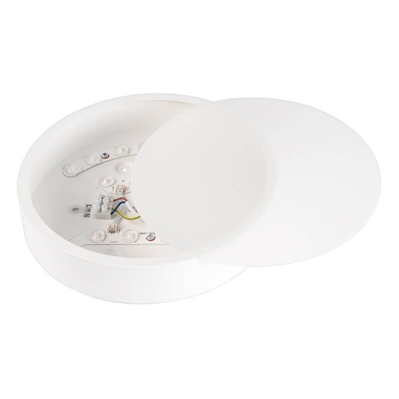 LED lubų šviestuvas, 18W, baltas, šilta balta šviesa 2