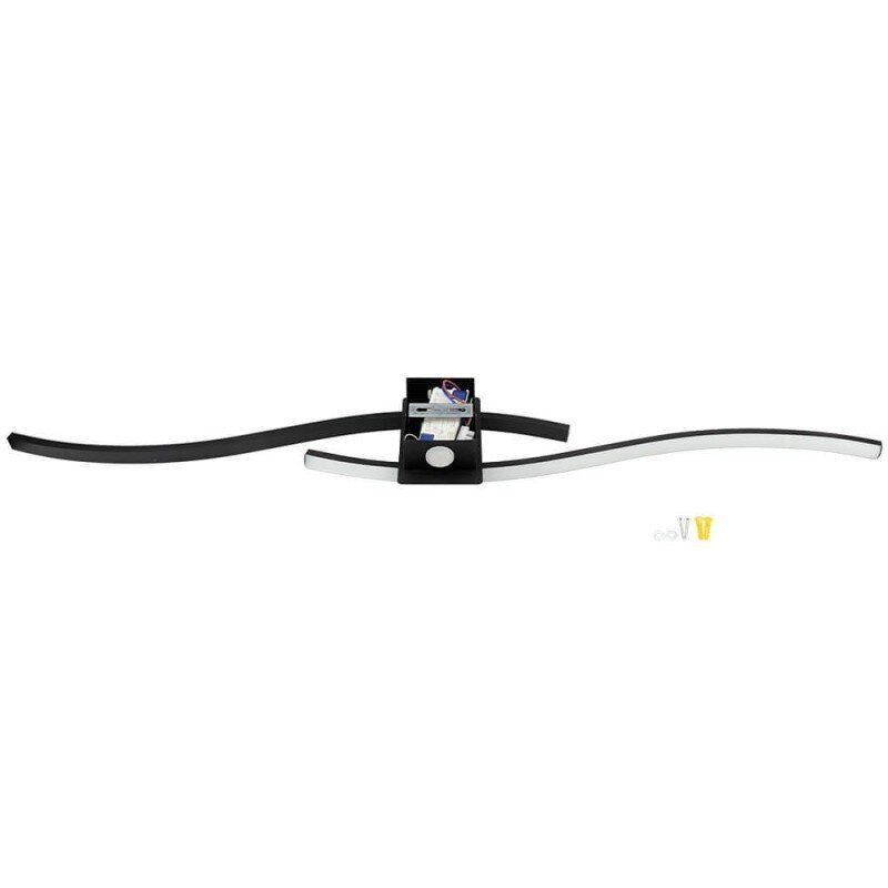 LED lubų šviestuvas, 21W, juodas smėlis, šilta balta šviesa 1