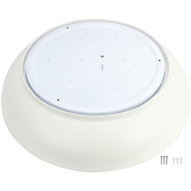LED Ceiling Light, 24W, White/Wood, CCT Light 2