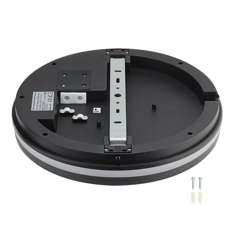 LED Outdoor Ceiling Light, Black, 30W, CCT 1