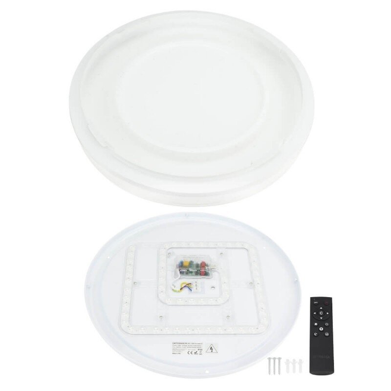 LED Ceiling Light, 36W, White, Memory, Remote Control, 3CCT 3