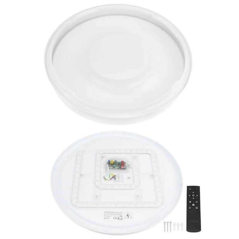 LED lubų šviestuvas, 36W, apvalus, pilkas, atmintis, nuotolinis valdymas, CCT šviesa 3 LED lubų šviestuvas, 36W, apvalus, pilkas, atmintis, nuotolinis valdymas, CCT šviesa 3