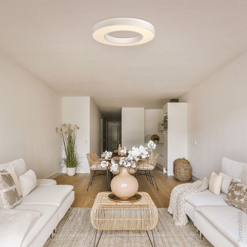 LED Ceiling Light, Round Shape, White Body, 36W, Neutral Light 3