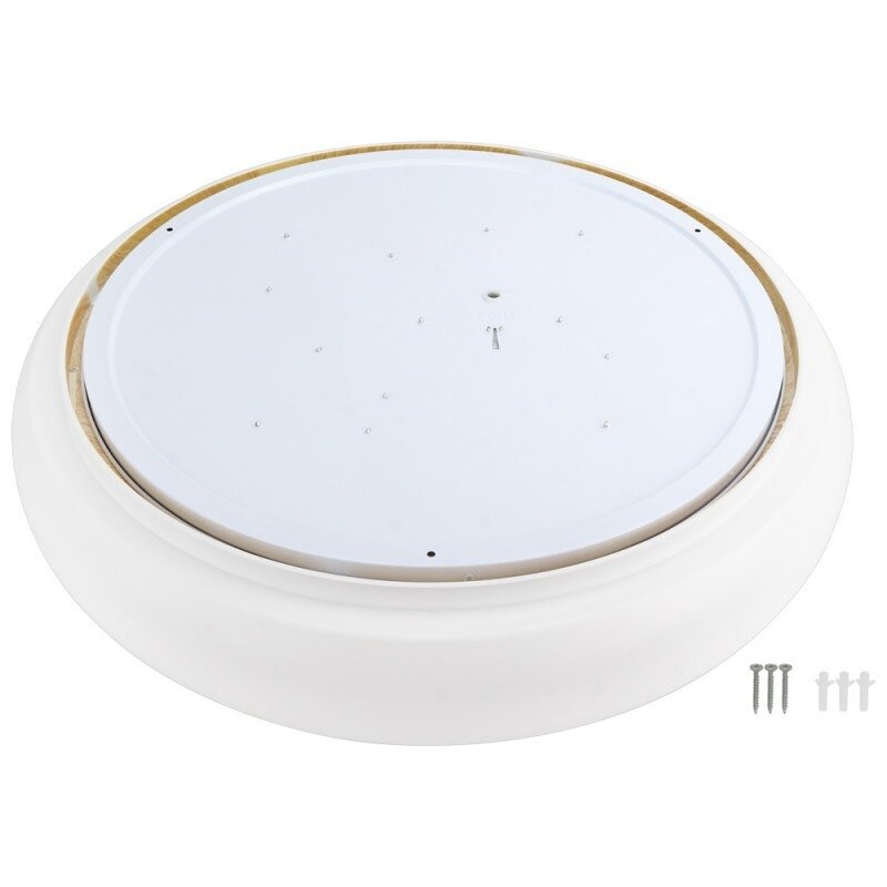 LED Ceiling Light, 36W, White/Wood, CCT Light 1