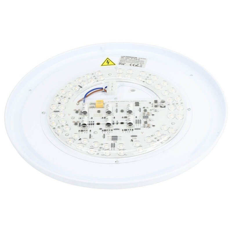 LED Ceiling Light, 48W, White/Wood, CCT Light, Remote Control 2