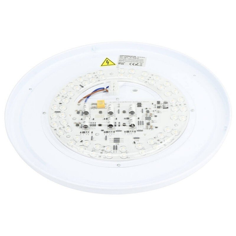 LED Ceiling Light, 48W, Black/Wood, CCT Light, Remote Control 2