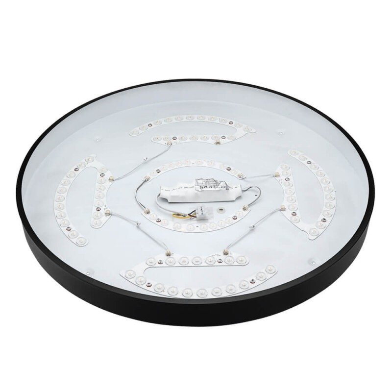 LED lubų šviestuvas, 54W, juodas, šilta balta šviesa 1 LED lubų šviestuvas, 54W, juodas, šilta balta šviesa 1