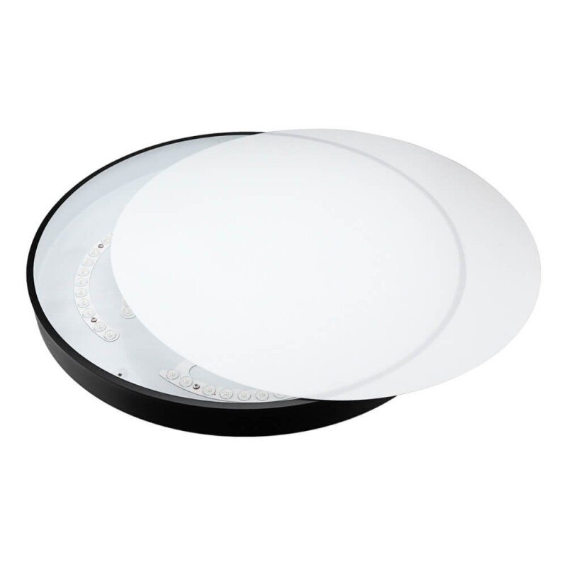 LED lubų šviestuvas, 54W, juodas, šilta balta šviesa 2 LED lubų šviestuvas, 54W, juodas, šilta balta šviesa 2