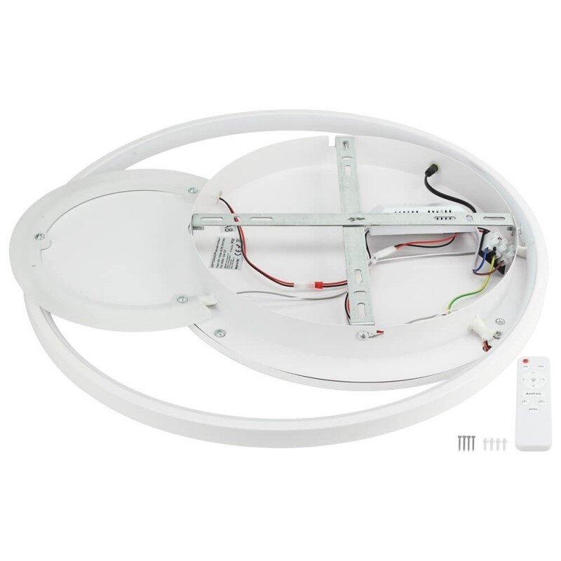LED Ceiling Light, 64W, White/Grey, CCT Light, Remote Control 5