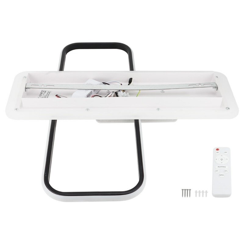 LED Ceiling Light, 68W, White/Black, CCT Light, Remote Control 5