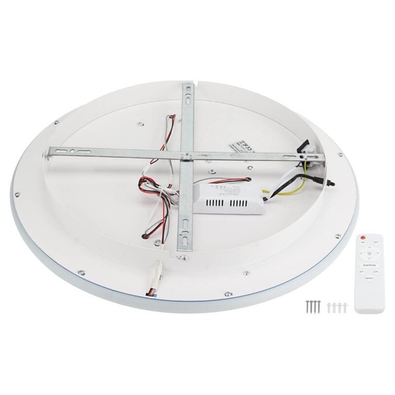 LED lubų šviestuvas, 78W, baltas/juodas, CCT šviesa, nuotolinis valdymas 5 LED lubų šviestuvas, 78W, baltas/juodas, CCT šviesa, nuotolinis valdymas 5