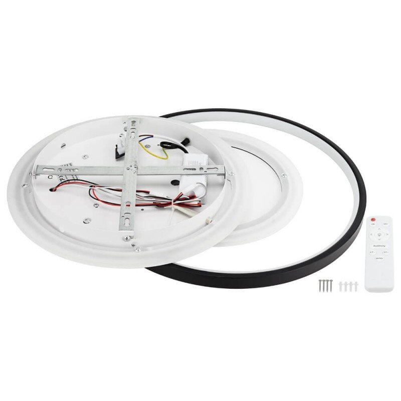 LED Ceiling Light, 84W, White/Black, CCT Light, Remote Control 5
