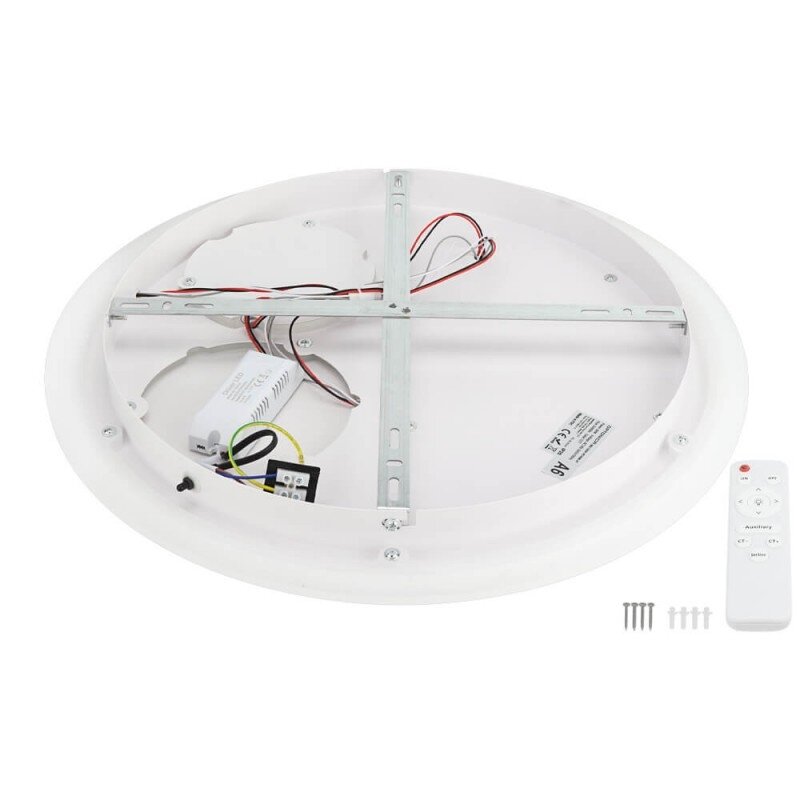 LED Ceiling Light, 84W, White/Gray, CCT Light, Remote Control 5