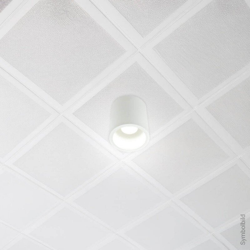 LED lubų šviestuvas, apvalus, baltas 2