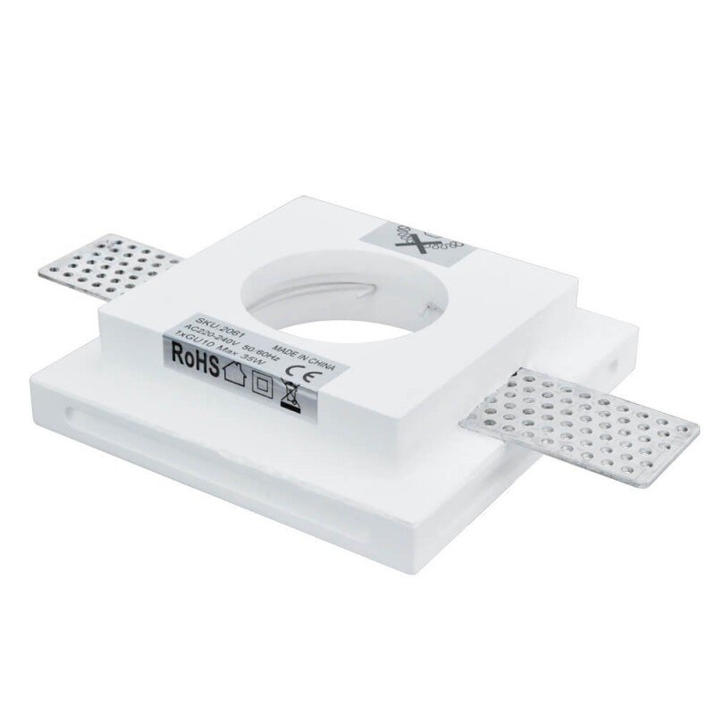 LED Ceiling Fitting, Square, Gypsum, Square 3