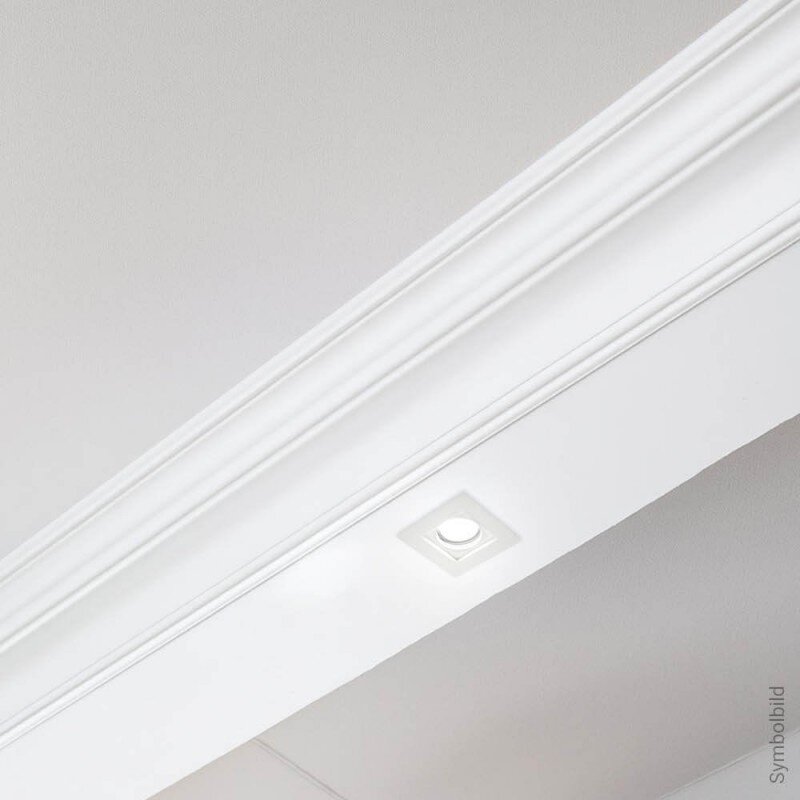 LED Ceiling Fitting, Square, Gypsum, Square 4