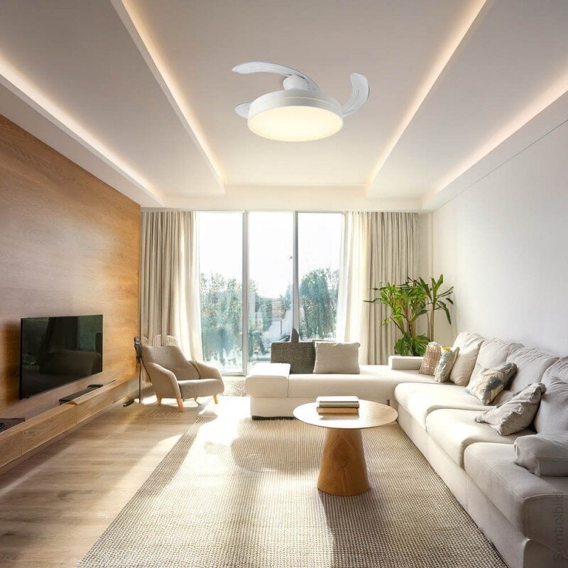 LED Fan Ceiling, 36W, CCT, White, Remote Control 3