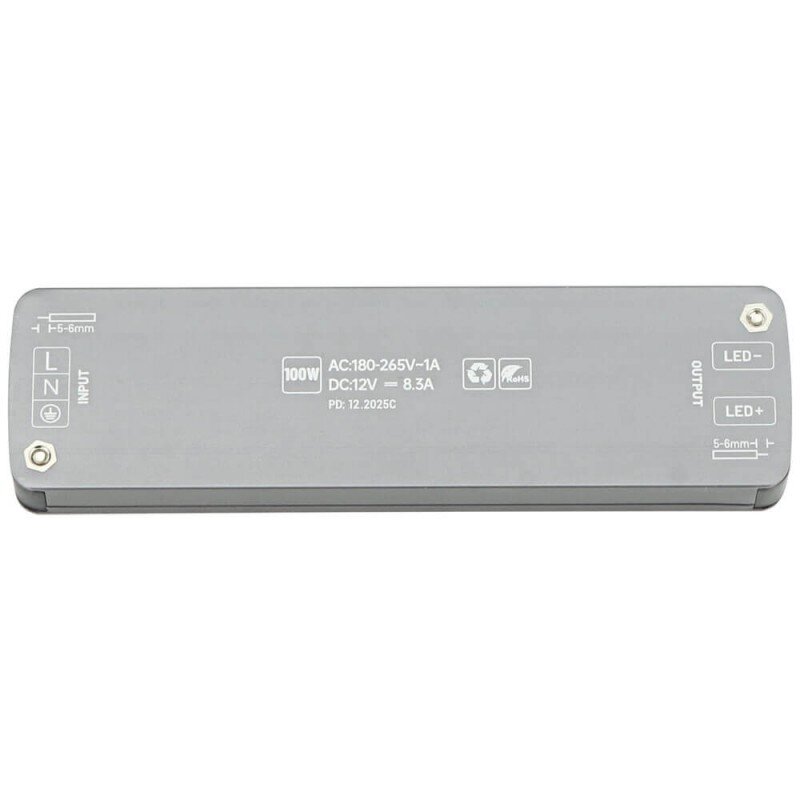 LED Power Supply, Ultra-Thin, 12V, 100W 3