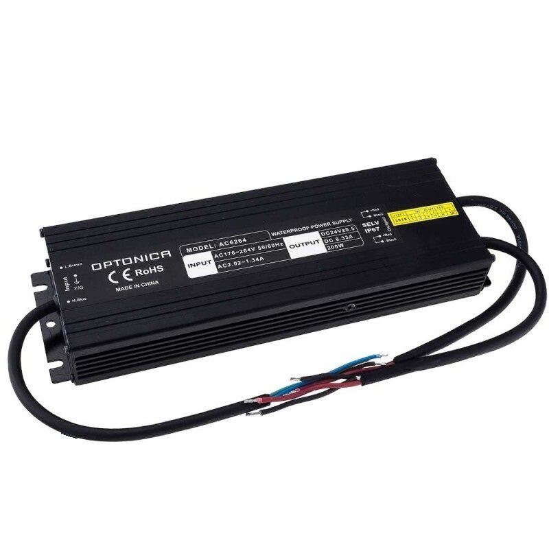 LED Waterproof Power Supply, IP67, 24V, 200W 1