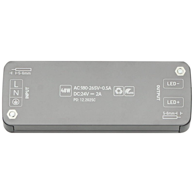 LED Power Supply, Ultra-Thin, 24V, 48W 3