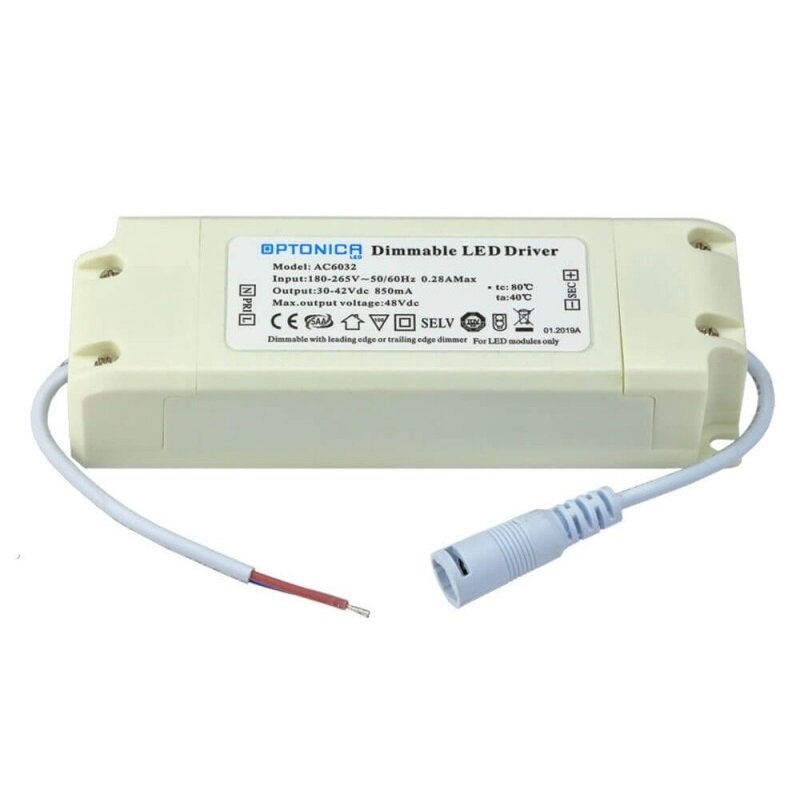 LED Dimmable Driver, 30-42V, 36W 1