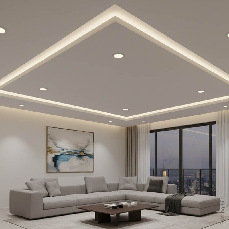 LED mini panelė, apvali, Premium Line, 12W, CCT šviesa 5