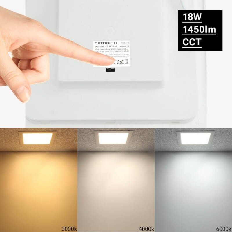 LED Mini Module, Square, 3 Years Warranty, Premium Line, 18W, CCT 2