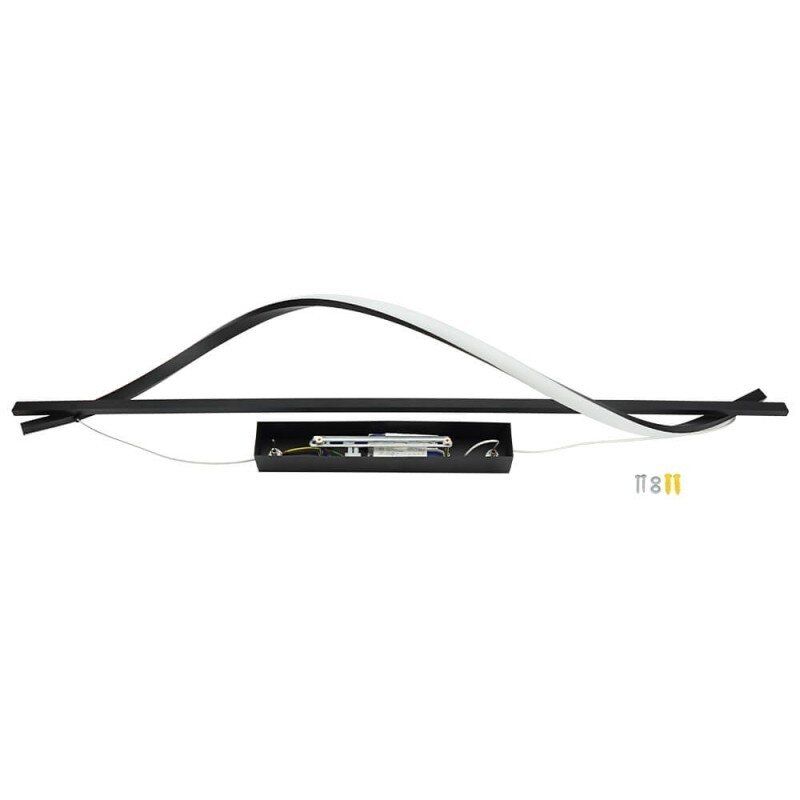 LED Pendant Lamp, 17W, Sand Black, Warm Light 1