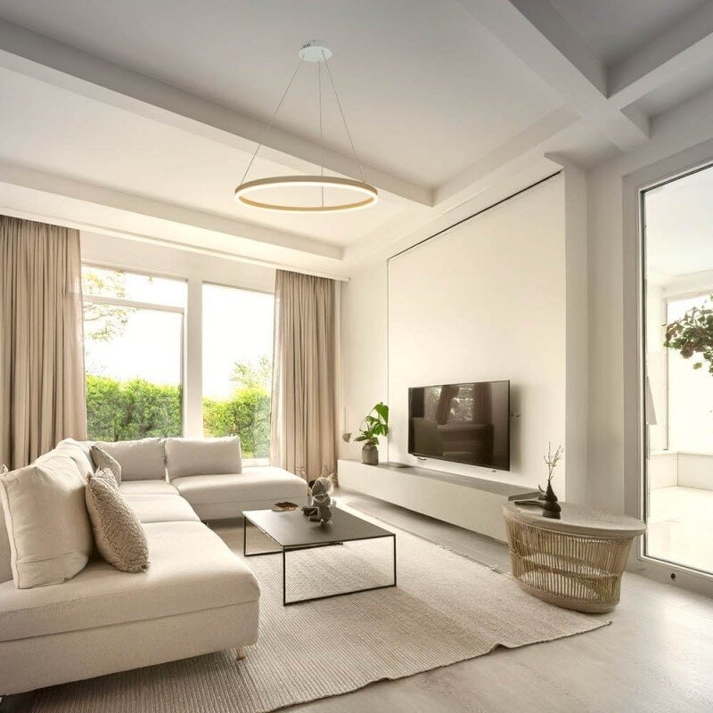 LED Pendant Lamp, 22W, White, Warm Light 3