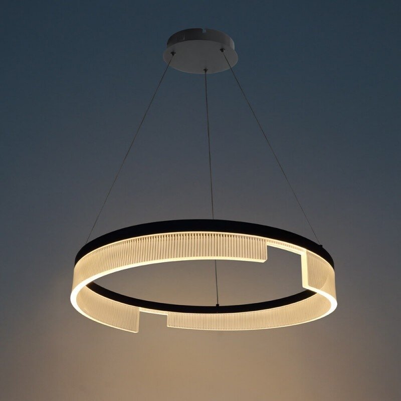 LED Pendant Lamp, 23W, Sand Black, Warm Light 3