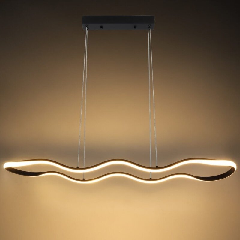 LED Pendant Lamp, 24W, Sand Black, Warm Light 3