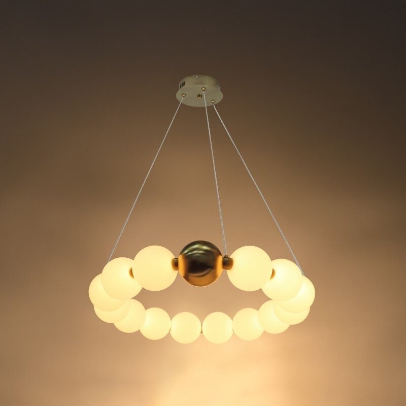 LED pakabinamas šviestuvas, 27W, vario, šilta balta šviesa 3
