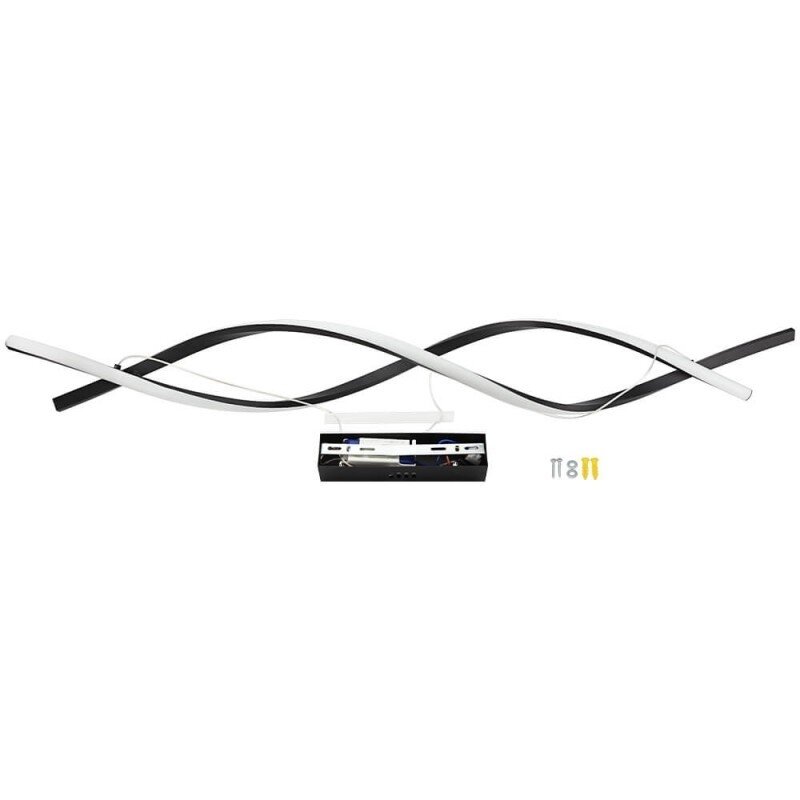 LED Pendant Lamp, 28W, Sand Black, Warm Light 1