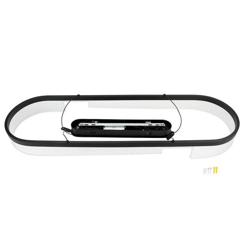 LED Pendant Lamp, 30W, Sand Black, Warm Light 2