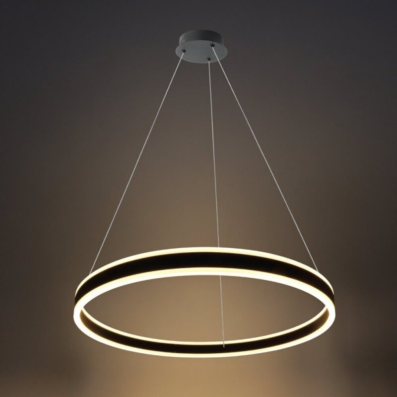 LED Pendant Lamp, 36W, Sand Black, Warm Light 2