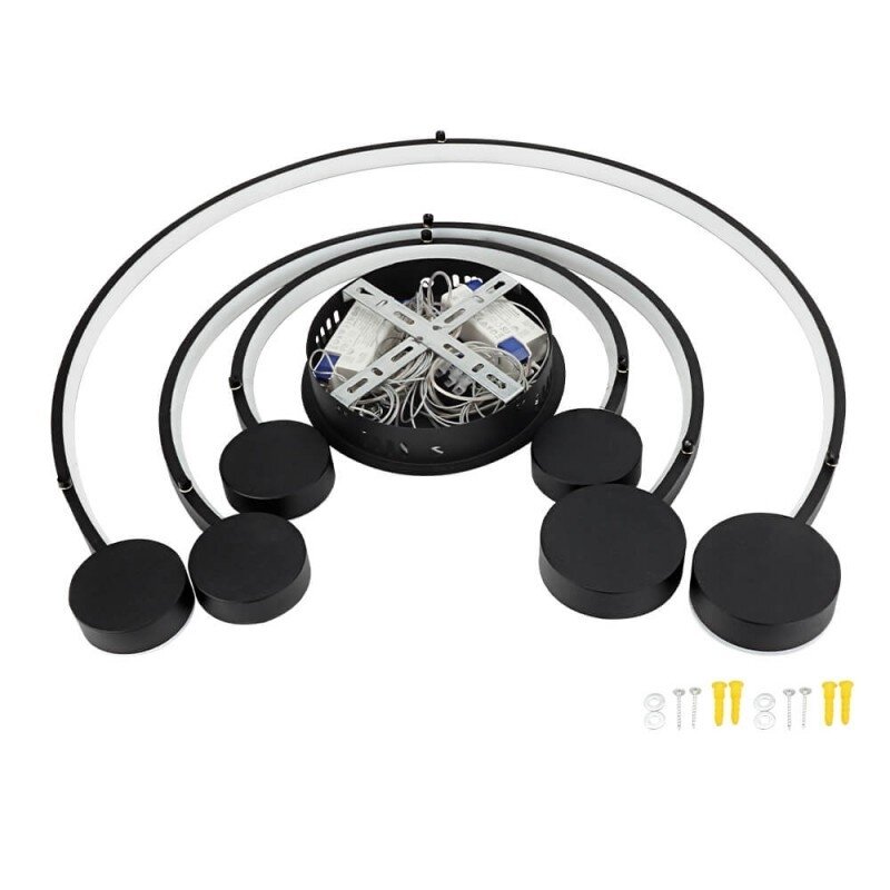 LED Pendant Lamp, 40W, Copper+White, Warm Light 2