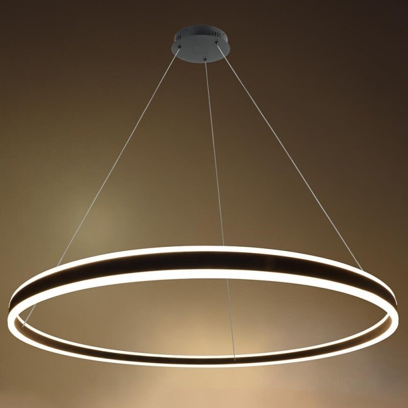 LED Pendant Lamp, 60W, Sand Black, Warm Light 2