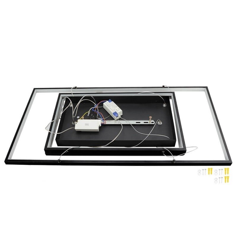 LED Pendant Lamp, 67W, Sand Black, Warm Light 1