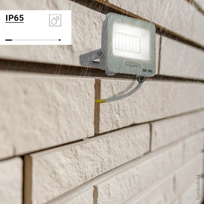 LED prožektorius, baltas, 90Lm/W, 30W, šilta balta šviesa 5