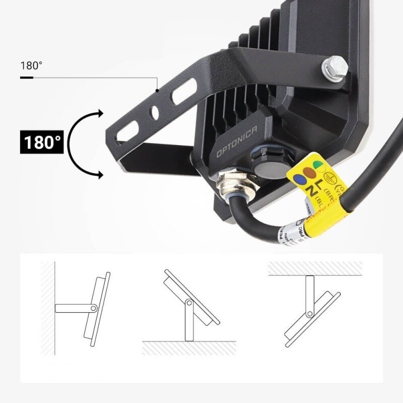 LED prožektorius, baltas, pieno spalvos lęšiai, 50W, neutrali balta šviesa 6 LED prožektorius, baltas, pieno spalvos lęšiai, 50W, neutrali balta šviesa 6
