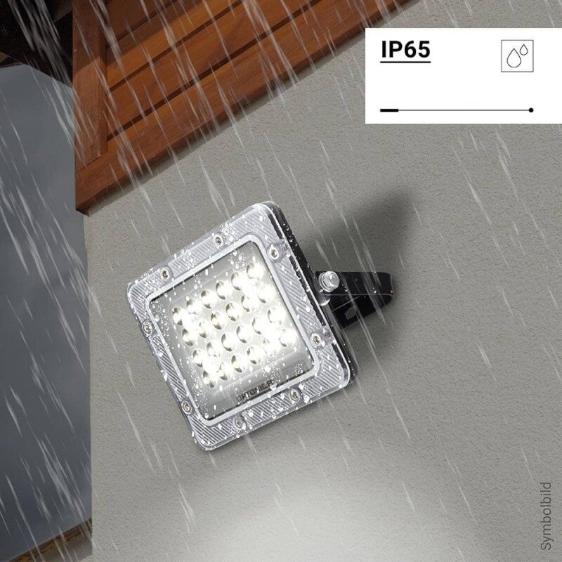 LED prožektorius, juodas, 100Lm/W, 20W, šalta balta šviesa 4
