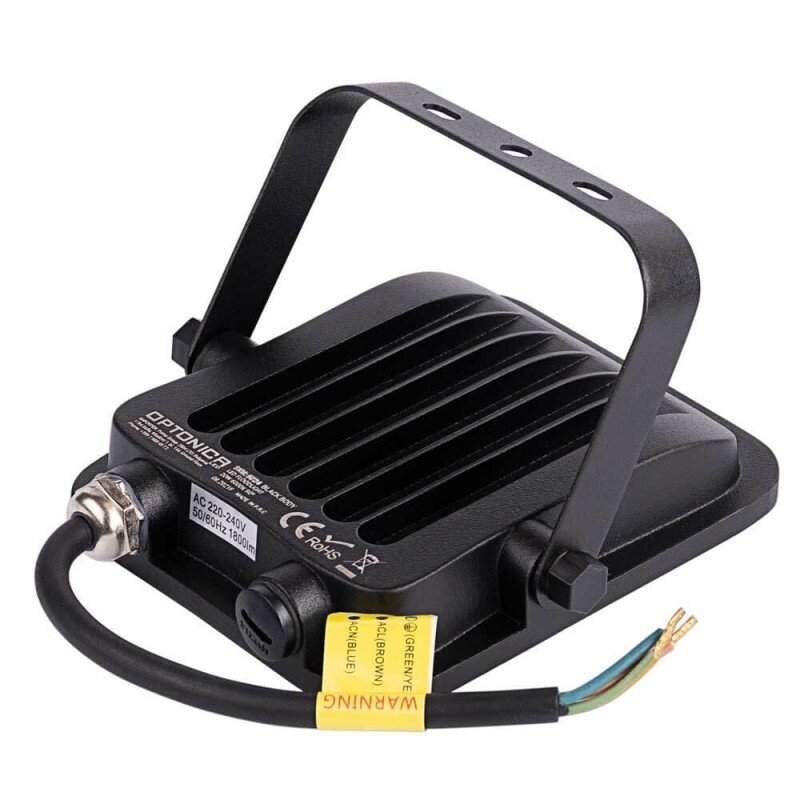 LED Floodlight, Black, 20W, Green 1