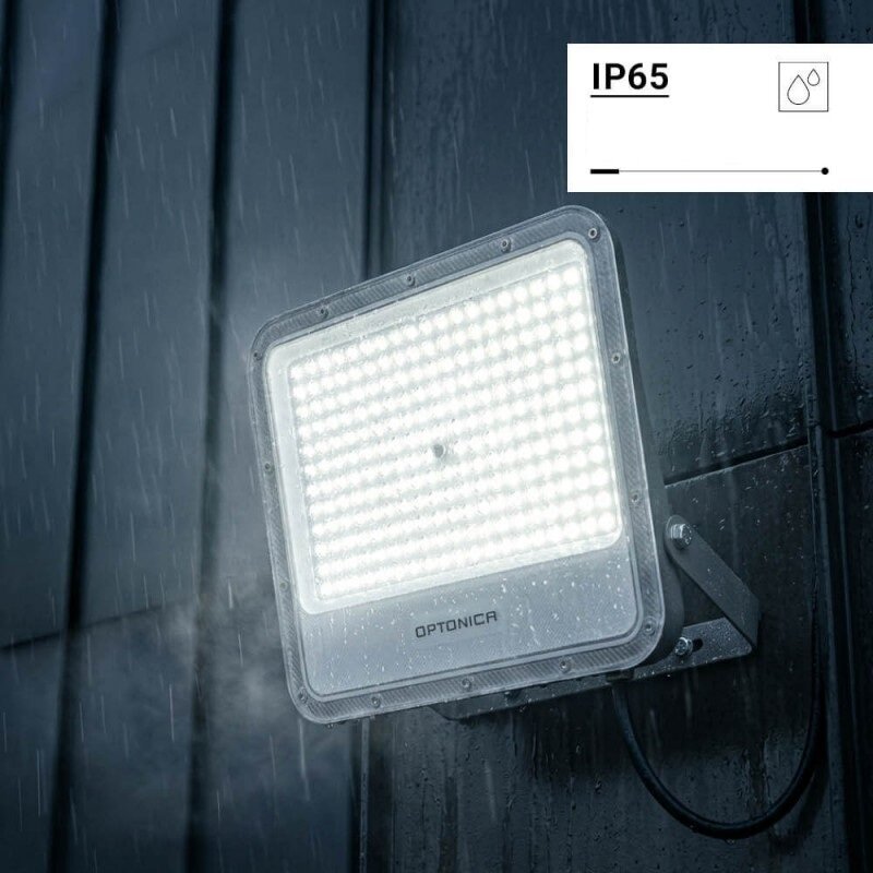 LED Floodlight, Grey, 100Lm/W, 150W, Neutral Light 6
