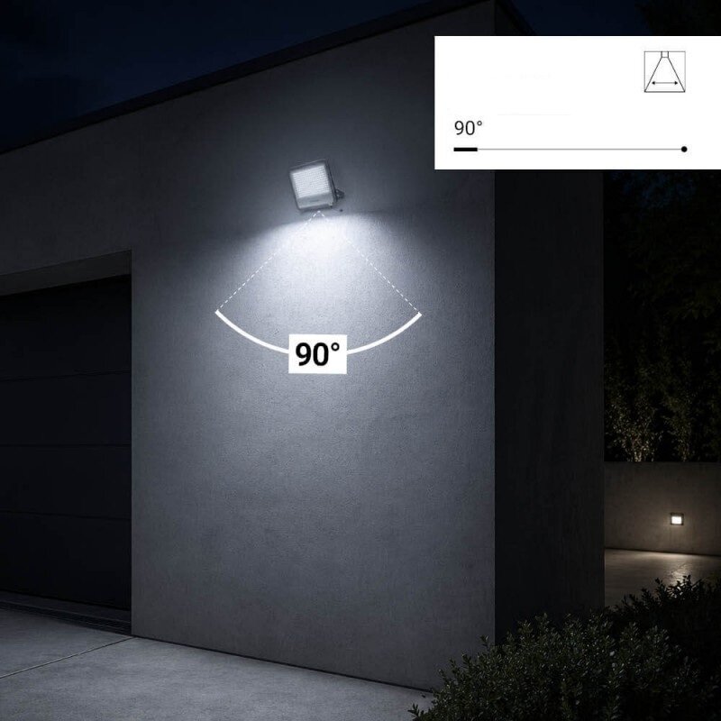 LED prožektorius, pilkas, 100Lm/W, 150W, šalta balta šviesa 7