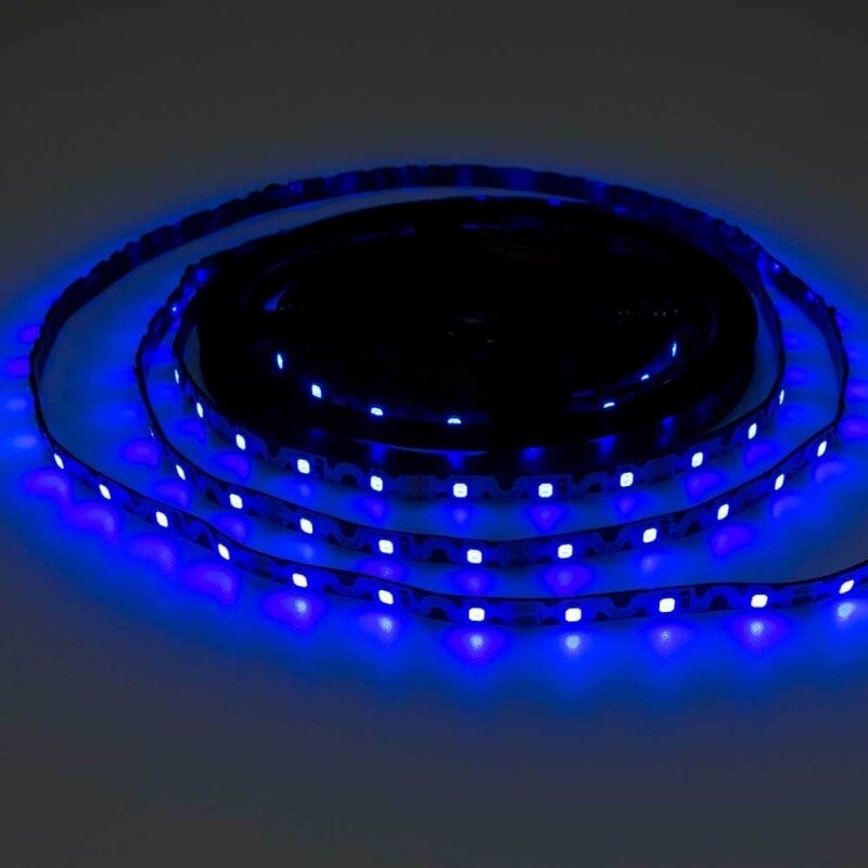 LED S-juosta, 7.2W/m, 720Lm/m, 12V, mėlyna šviesa 2