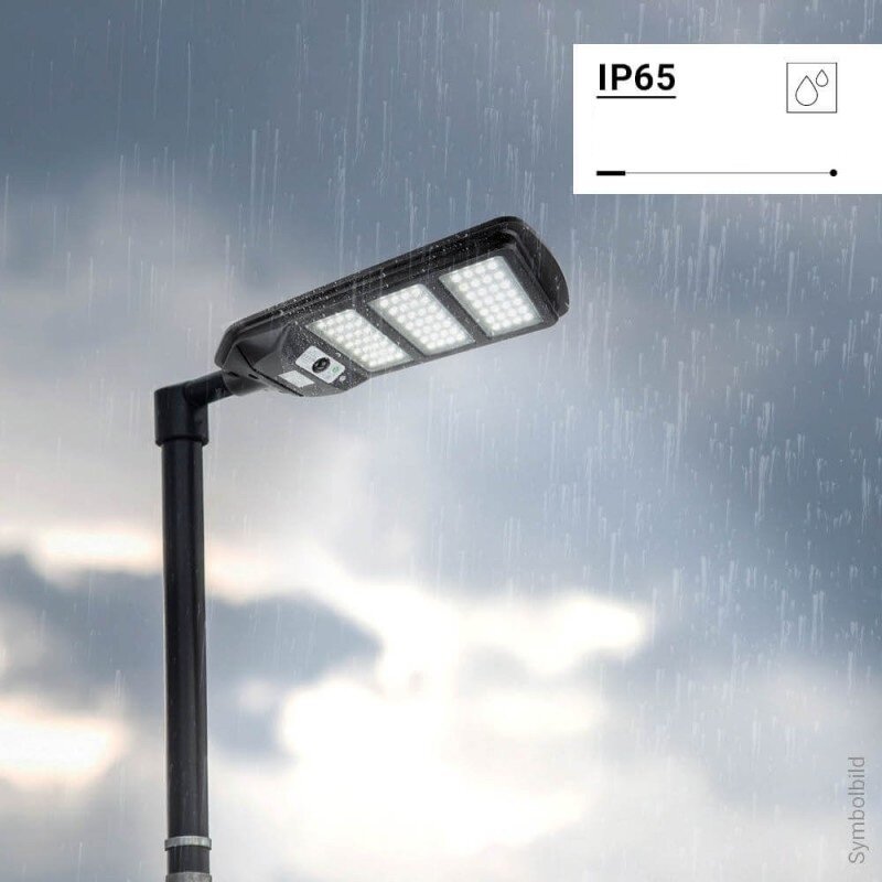 LED saulės gatvės šviestuvas, nuotolinis valdymas, 12W, šalta balta šviesa 3
