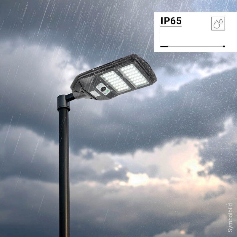 LED Solar Street Light, Remote Control, 8W, White Light 3