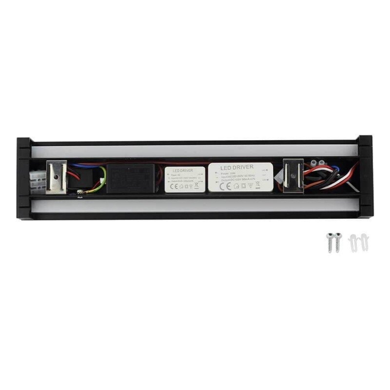 LED sieninis šviestuvas, 11W, ON/OFF jungiklis, USB, juodas, šilta balta šviesa 2 LED sieninis šviestuvas, 11W, ON/OFF jungiklis, USB, juodas, šilta balta šviesa 2