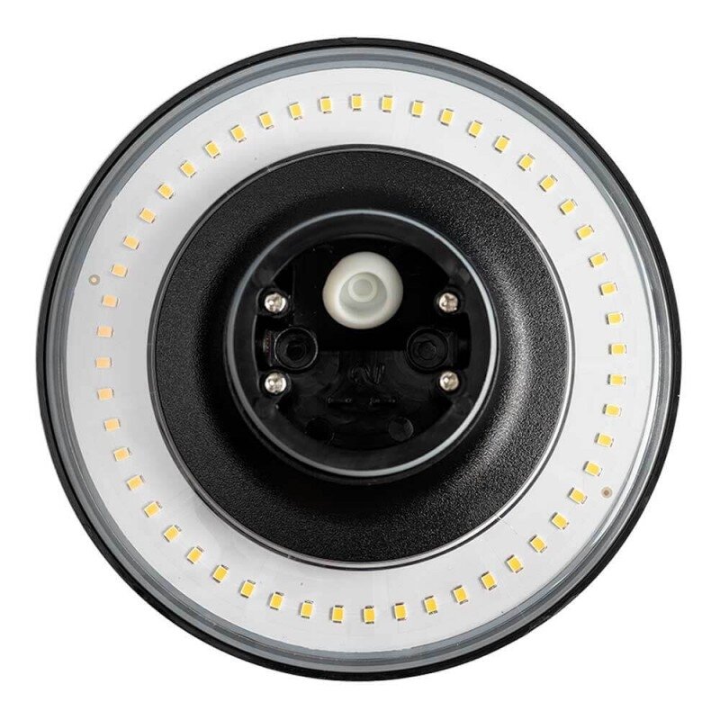 LED sieninis šviestuvas, juodas, 12W, 1200Lm, šilta balta šviesa 2